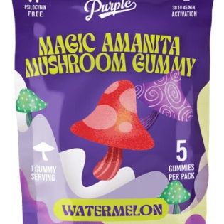 Purple Mushrooms Watermelon Gummy